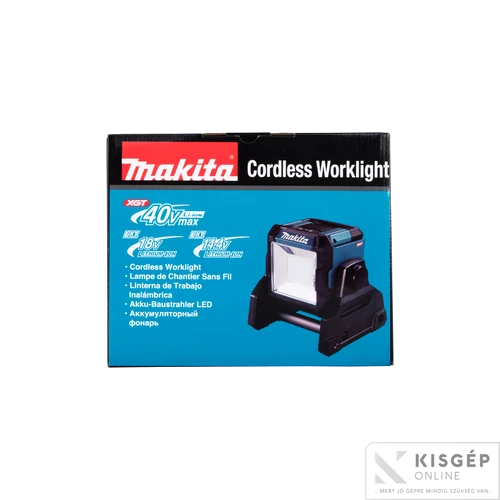 Makita 40V max XGT 249x298x386mm akkus LED lámpa ML103 1100 lumen Z