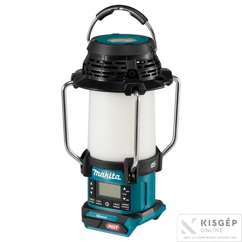 Makita 40Vmax XGT Li-ion Bluetooth DAB/DAB+ rádió LÁMPÁS