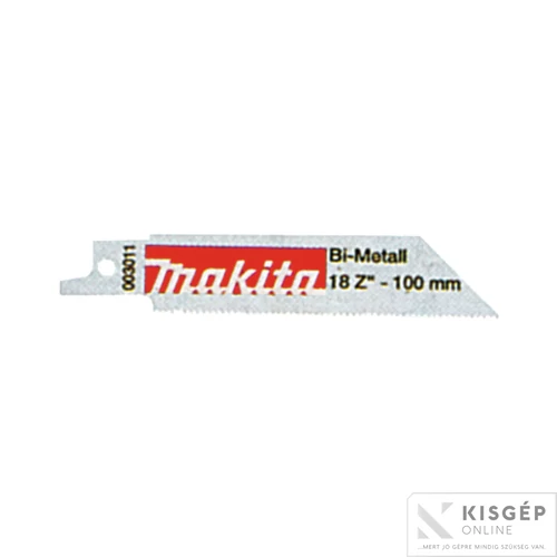 Makita  BiM orrfűrészlap FÉM, TPI:18, L:100mm (5 db/cs)