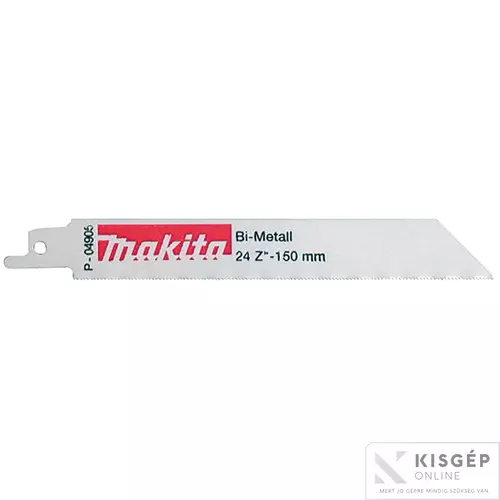 P-04905 Makita 5db BiM orrfűrészlap FÉM, TPI:24, L:150mm