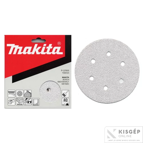 MAKITA t.zár.csisz.papír K240 150mm (10 db/cs)