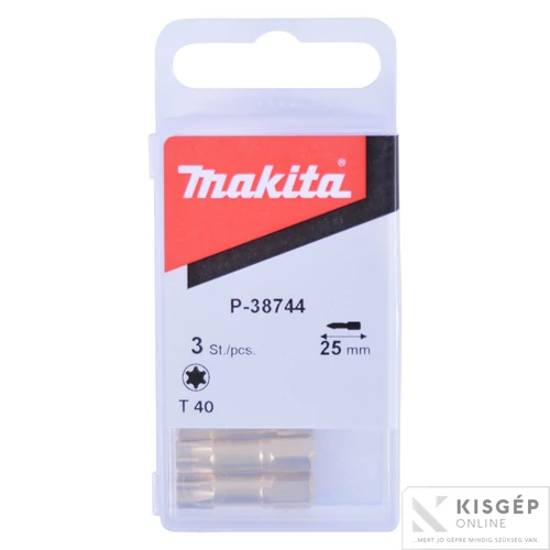 Makita gyémánt-zafír bevonatú bit T40 25mm 3db