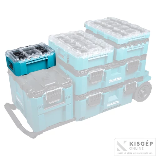 Makita MAKTRAK kompakt rendszerező 8,5 L, 389 x 278 x 162 mm, 2,6 kg