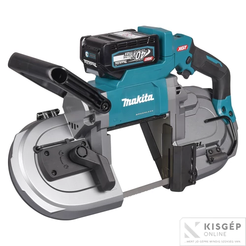 Makita 40Vmax XGT Li-ion BL 1000W szalagfűrész v:127mm 2x4,0Ah