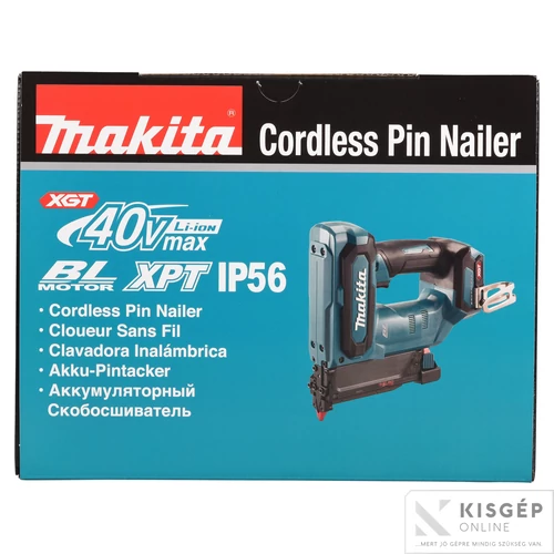 Makita 40Vmax XGT Li-ion BL 23GA szegekhez 15-35mm akkus tűszegező
