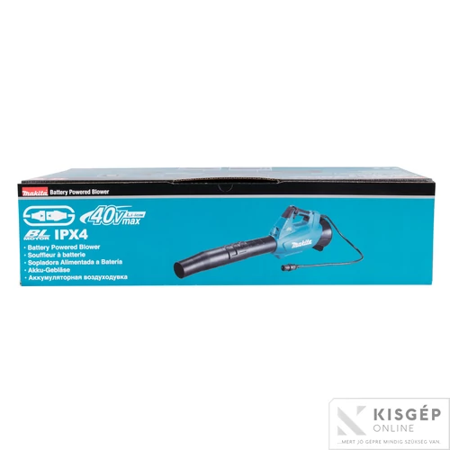 Makita UB001CZ 40Vmax Li-Ion BL légseprű 20 N 17,6 m3/p Z