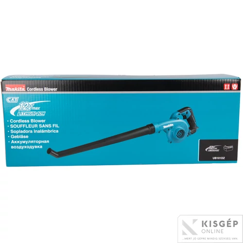 Makita UB101DZ 12Vmax CXT Li-Ion légseprű 162 km/h 2,6 m3/p Z