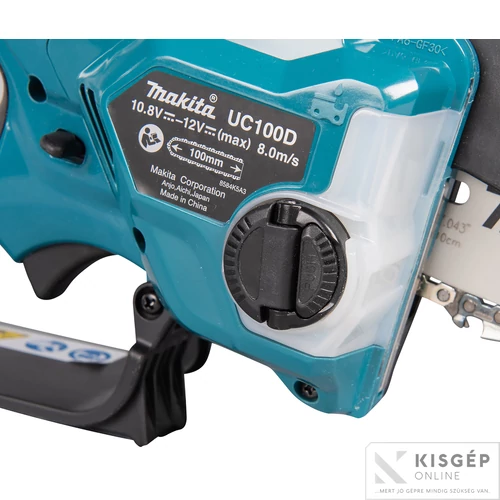 Makita UC100DZ 12Vmax CXT Li-Ion BL 210 W láncfűrész 10 cm, 0,325