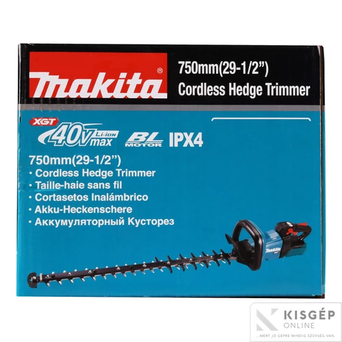 Makita UH007GZ 40Vmax XGT Li-Ion BL 75 cm 720 W (d) sövényvágó Z