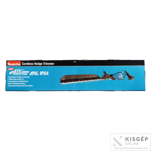 Makita UH014GZ 40Vmax XGT Li-Ion BL 75 cm 720 W (f) oldalmarkolatos sövényvágó Z