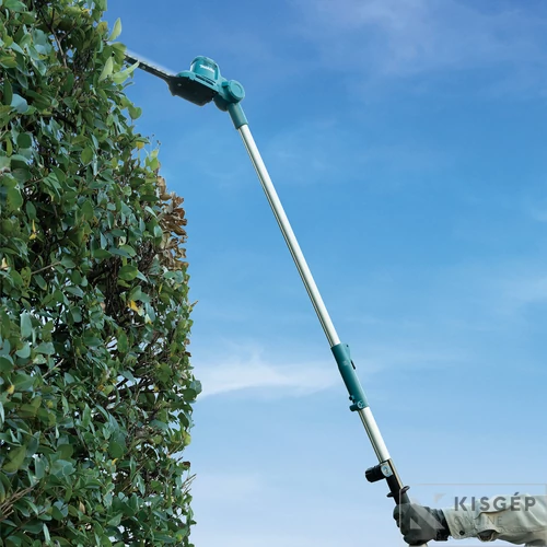 Makita UN460WDWA 12Vmax CXT Li-Ion 46 cm 200 W teleszkópos sövényvágó h: 1889-2511 mm 1x2,0 Ah