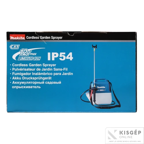 Makita US053DZ 12Vmax CXT Li-Ion 5 L kerti permetező Z