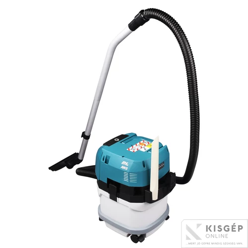 Makita 40Vmax XGT Li-ion BL AWS 15L száraz porszívó L HEPA Z