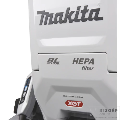 Makita 40Vmax XGT Li-ion BL 18kPa 195W HEPA háti porszívó Z