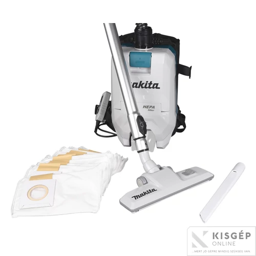 Makita 40Vmax XGT Li-ion BL 18kPa 195W HEPA háti porszívó Z