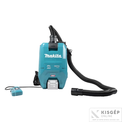 Makita 40Vmax XGT Li-ion BL AWS 18kPa 165W HEPA háti porszívó Z + adapter