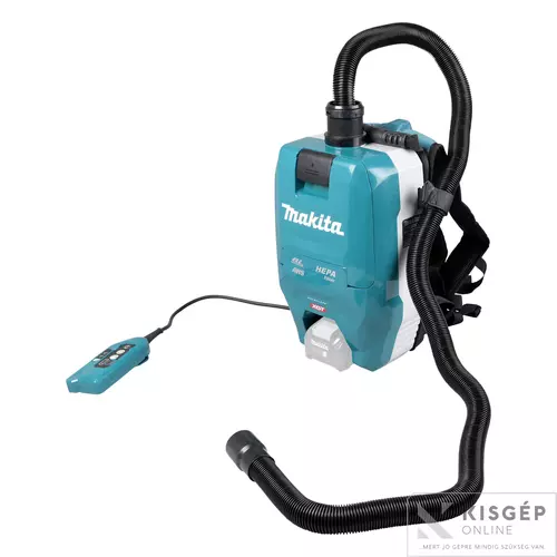 VC009GZ01 Makita 40Vmax XGT Li-ion BL AWS 18kPa 165W HEPA háti porszívó Z + adapter