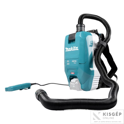 Makita 40Vmax XGT Li-ion BL AWS 18kPa 165W HEPA háti porszívó Z + adapter