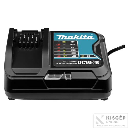 Makita 12V max CXT Li-ion akkumulátor töltő DC10SB