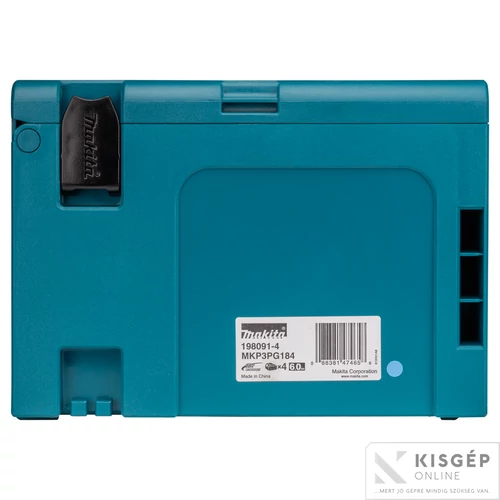 Makita 18V LXT Li-ion 4x6,0Ah akku + DC18RD töltő készlet + MAKPAC