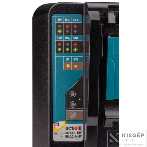 Makita 18V LXT Li-ion 4x6,0Ah akku + DC18RD töltő készlet + MAKPAC