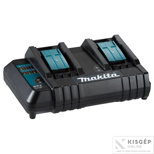 Makita DC18SH akkumulátor töltő 14,4V-18V Li-ion KÉT PORTOS LXT (normál)