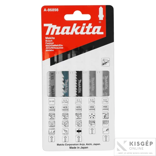 Makita Szúrófűrészlap készlet B10S, B16, B13, B22, B23 