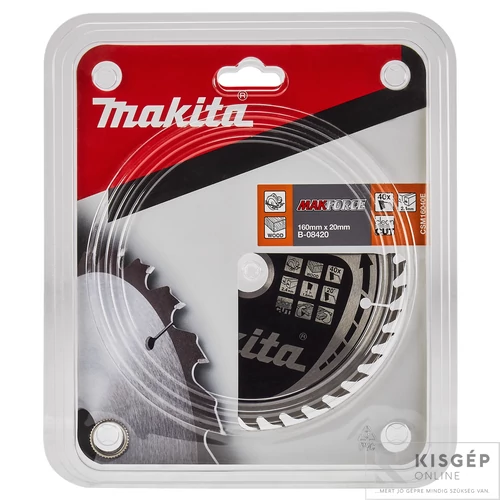 Makita körfűrészlap Makforce 160x20mm Z40