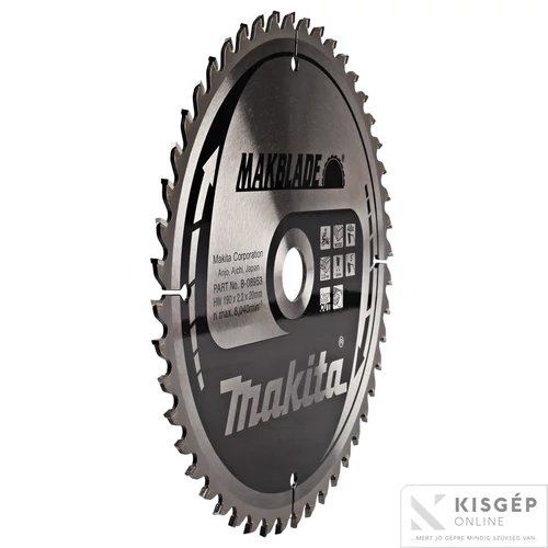 Makita körfűrészlap Makblade 190x20mm Z48