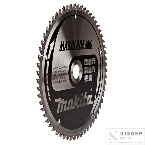 Makita körfűrészlap Makblade 190x20mm Z60