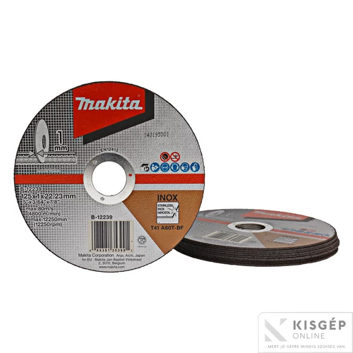 Makita vágókorong INOX 125x1mm