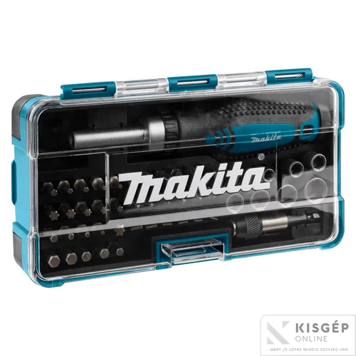 Makita 47db-os bit és dugókulcskészlet racsnis behajtóval