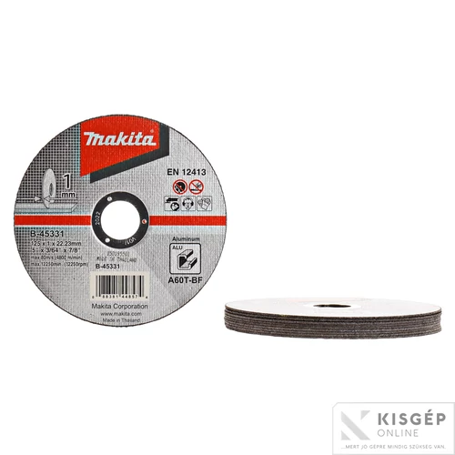 Makita vágókorong ALU 125x1mm