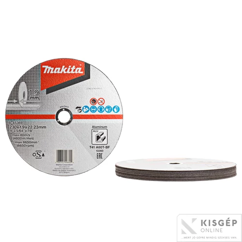 Makita vágókorong ALU 230x1,9mm