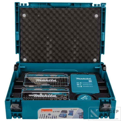 Makita MAKPAC 116db-os fúró-csavarbehajtó készlet