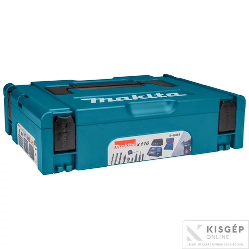 Makita MAKPAC 116db-os fúró-csavarbehajtó készlet