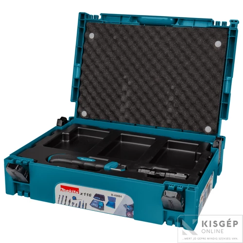 Makita MAKPAC 116db-os fúró-csavarbehajtó készlet