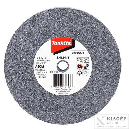 Makita köszörű korong A60M 150mm