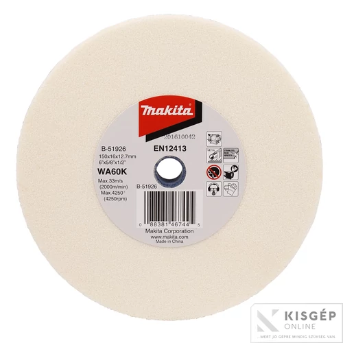 Makita köszörű korong WA60 150mm
