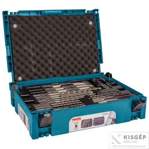 Makita MAKPAC 16db-os SDS-Plus fúró-véső készlet