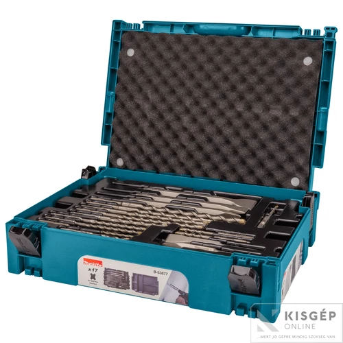 Makita MAKPAC 16db-os SDS-Plus fúró-véső készlet