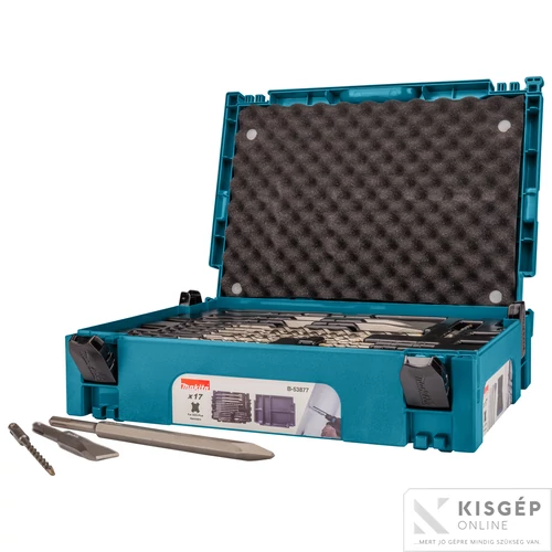 Makita MAKPAC 16db-os SDS-Plus fúró-véső készlet