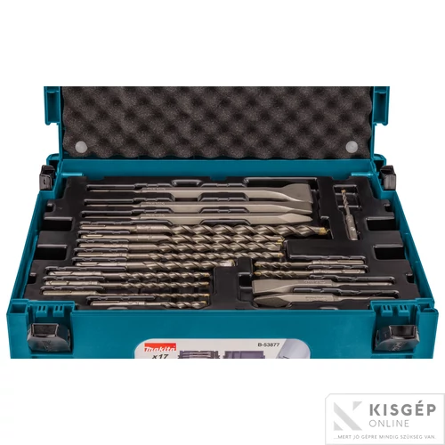 Makita MAKPAC 16db-os SDS-Plus fúró-véső készlet