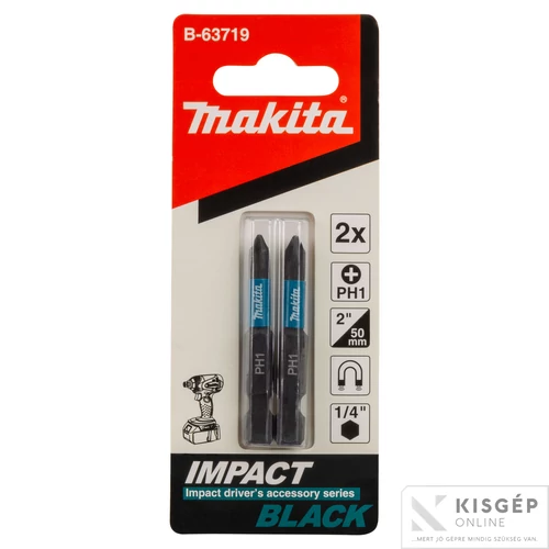 Makita impact BLACK csavarbehajtó bit PH1 50mm