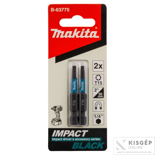 Makita impact BLACK csavarbehajtó bit T15 50mm