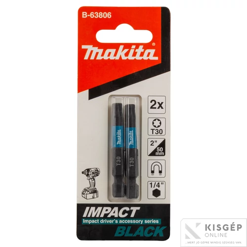 Makita impact BLACK csavarbehajtó bit T30 50mm