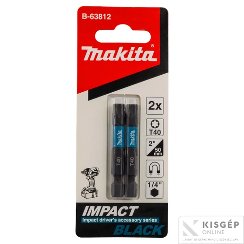 Makita impact BLACK csavarbehajtó bit T40 50mm