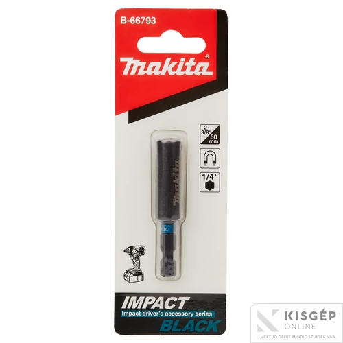 Makita impact BLACK mágneses bittartó 60mm
