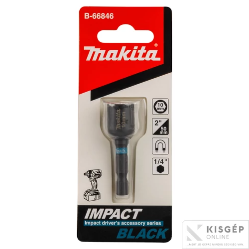 Makita impact BLACK mágneses dugókulcs 10mm