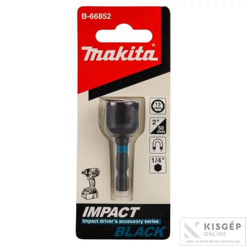Makita impact BLACK mágneses dugókulcs 13mm